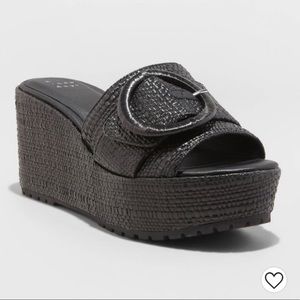 NWOT A New Day Victoria Wedge Heels • Size 8.5